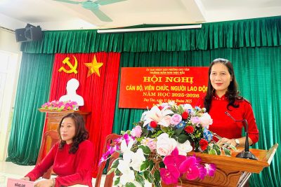 Hội nghị cán bộ, viên chức năm học 2025-2026